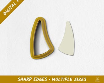 Flower Petal Polymer Clay Cutter | Digital STL Files | 10 Sizes