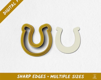 Horseshoe Polymer Clay Cutter | Digital STL Files | 10 Sizes