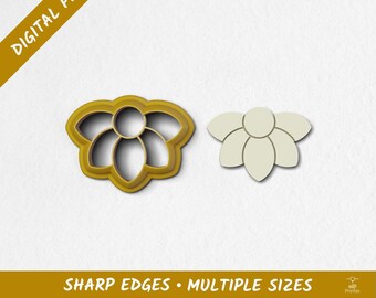 Daisy 02 Polymer Clay Cutter | Digital STL Files | 10 Sizes