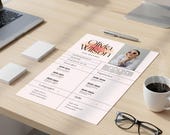 Elegant Resume Template Canva - Modern Minimalist Design - Creative Professional Resume - Web Designer CV