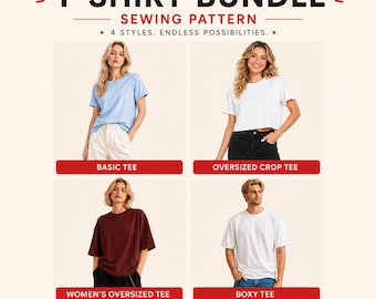 T Shirt Bundle Sewing Pattern
