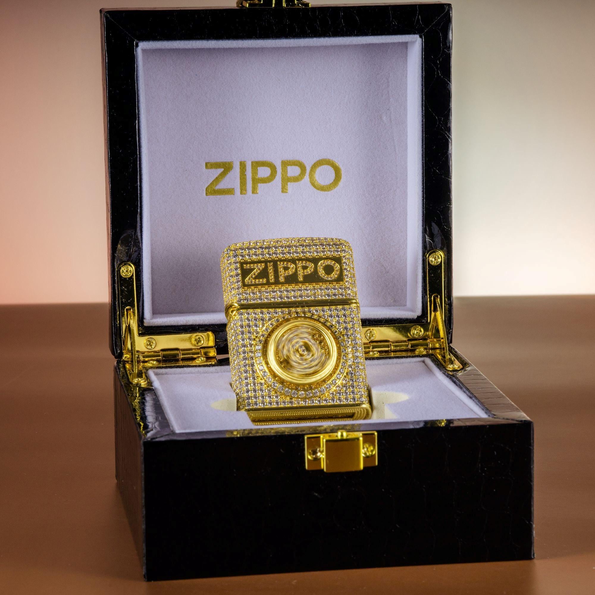 Handmade Zippo Luxury Crystal Lighter Full Diamond Style Limited