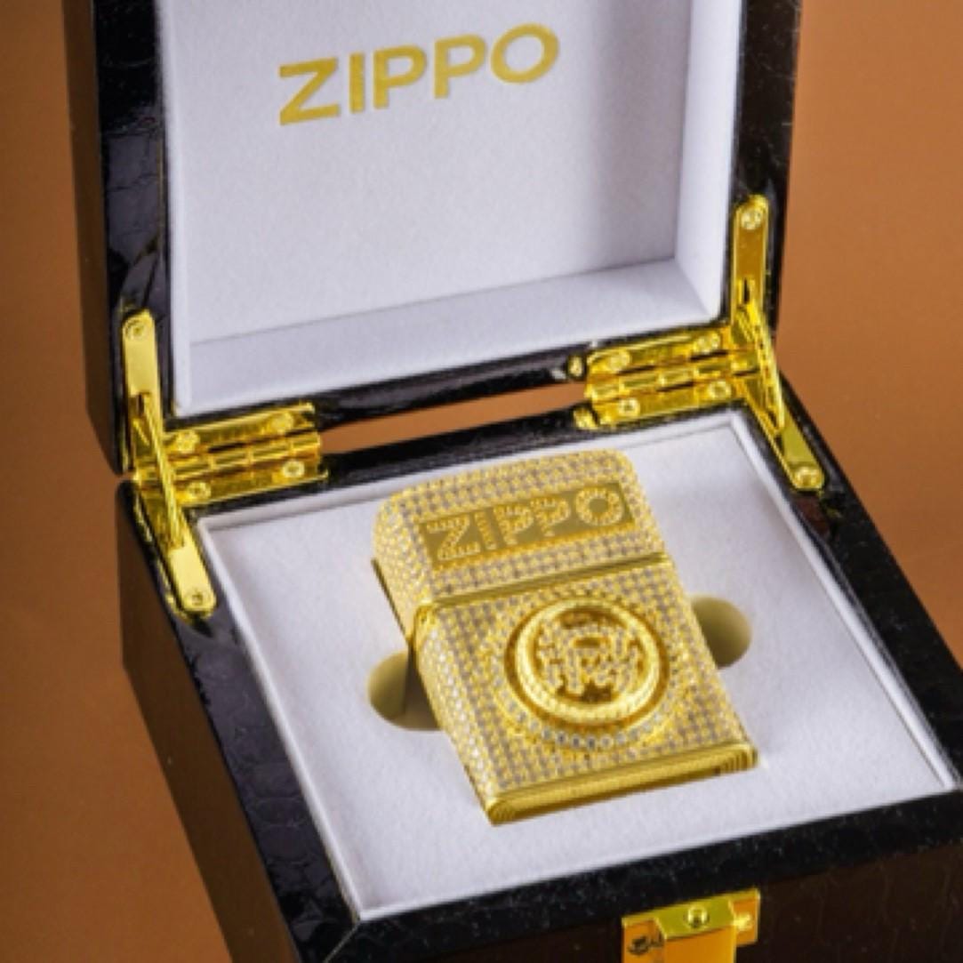 Handmade Zippo Luxury Crystal Lighter Full Diamond Style Limited
