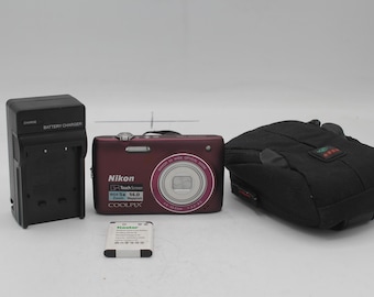 Nikon Coolpix S4100 Touchscreen Compact Digital Camera 14mp Sr. 37088913 Refurbished