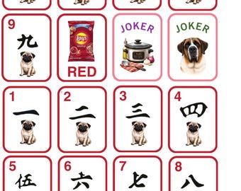 Custom Designed Decal Set - Full Set Standard Size Stickers