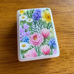 Stickers carreaux floraux par thème Mahjong Spring Mix