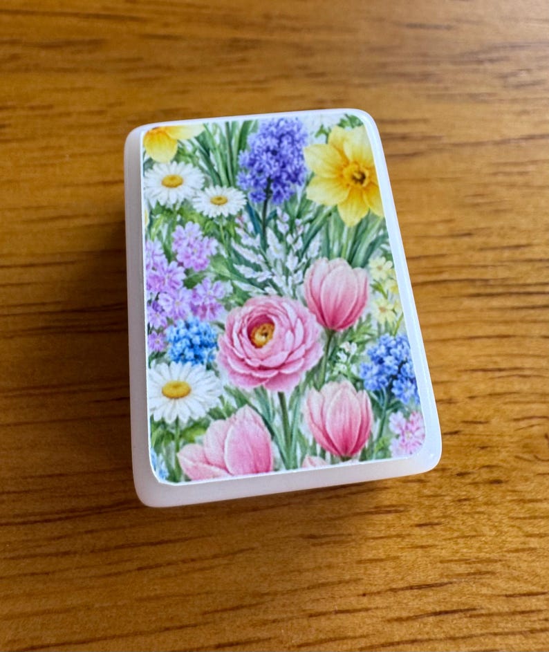 Stickers carreaux floraux par thème Mahjong Spring Mix