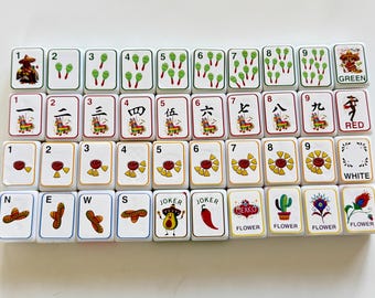Cinco De Mayo Festive Fiesta Mahjong Tile Decals - Standard Size