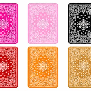 Stickers Mahjong Imprimé Bandana