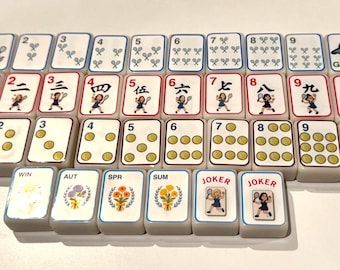 Tennis Team Theme Mahjong Tile Decals