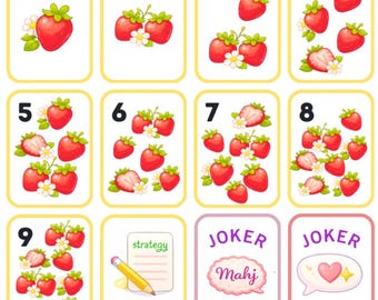 Decalcomanie per tessere Mahjong Southern Charm - Dimensioni standard