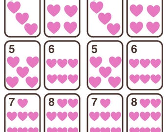 Valentine Mahjong Tile Decals - Standard Size