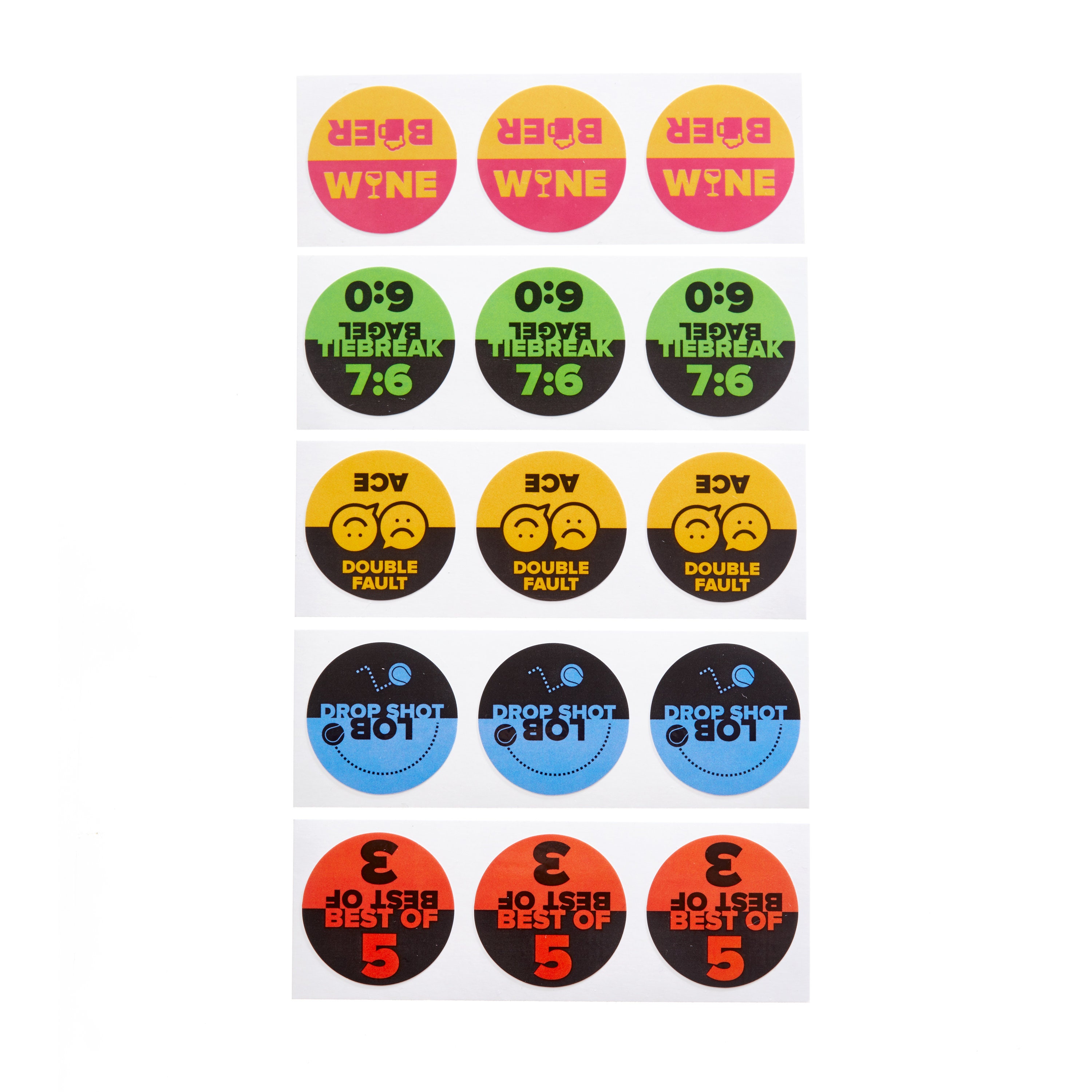 4u Sticker On Racket Fun Stickers for Tennis Rackets. Win the Advantage of Serving First ...