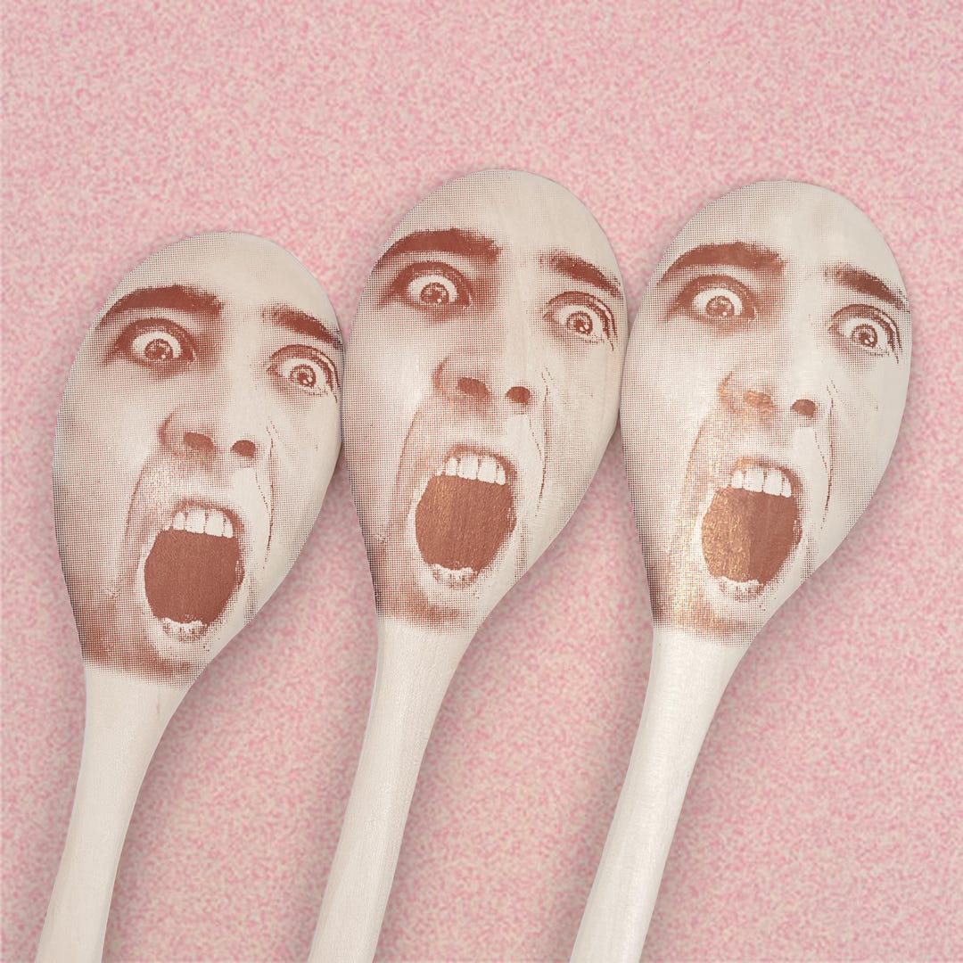 Funny Wooden Spoon Gift – Unique Kitchen Gag Decor – Novelty Cooking ...