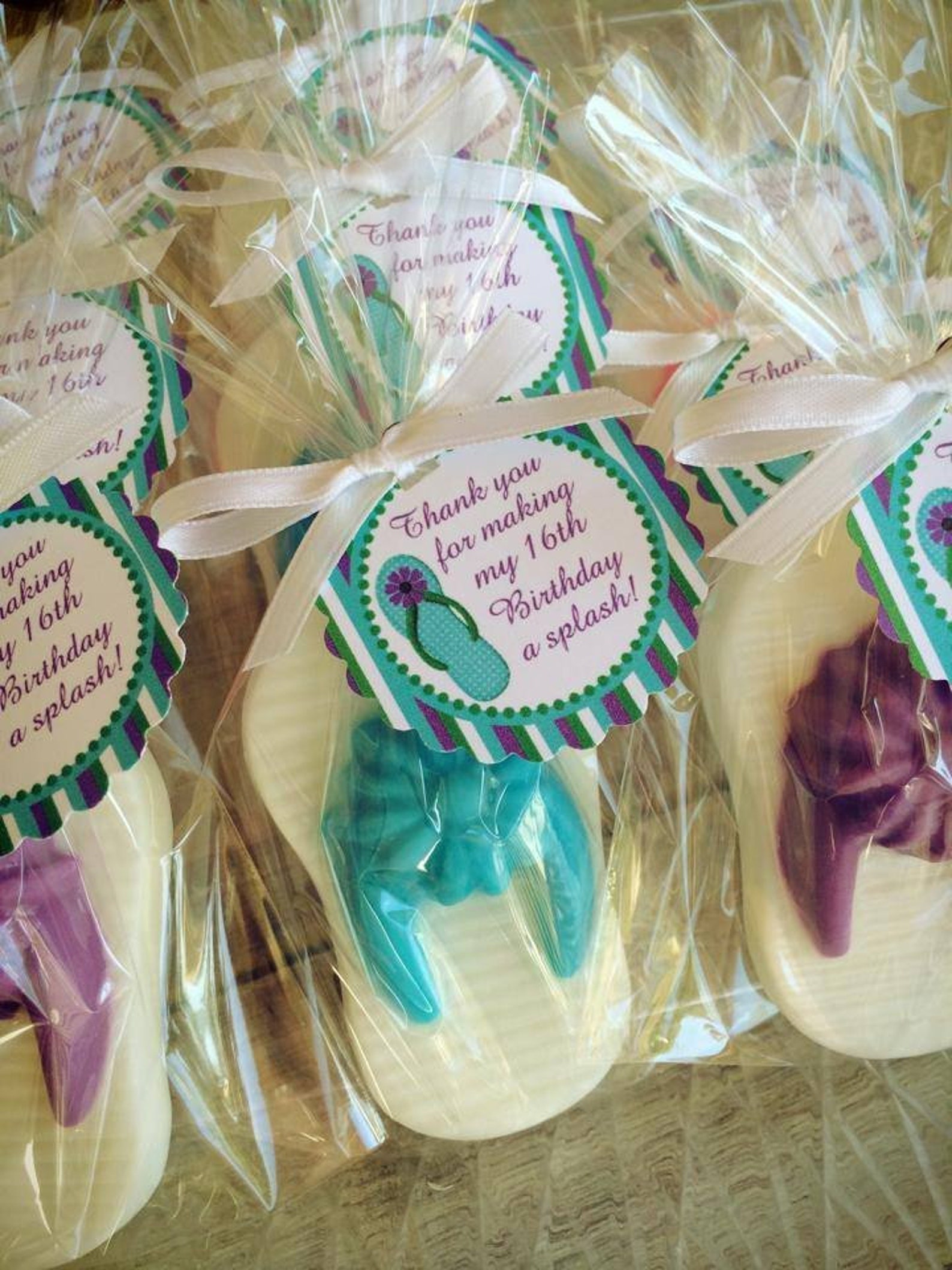 10 FLIP FLOP Soap Party Favors Spring Soap Favor Birthday Etsy