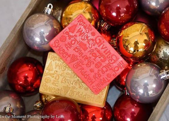 10 christmas soap bars