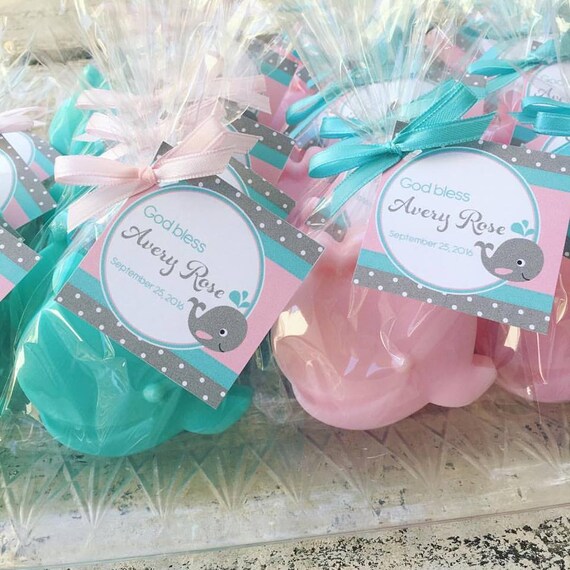 40 Whale Soap Party Favors Ocean Baby Shower 1st Birthday Nautical Gender Reveal Under The Sea Bridal Wedding Soaps