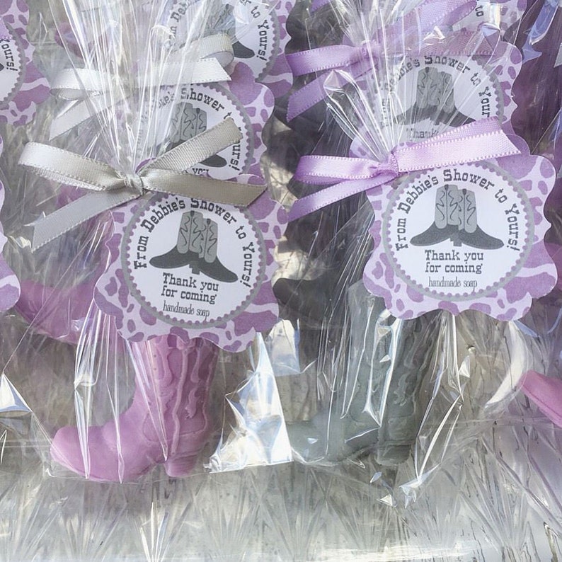 25 Cowboy Boot Soaps Favors Western Bridal Shower Favor Etsy