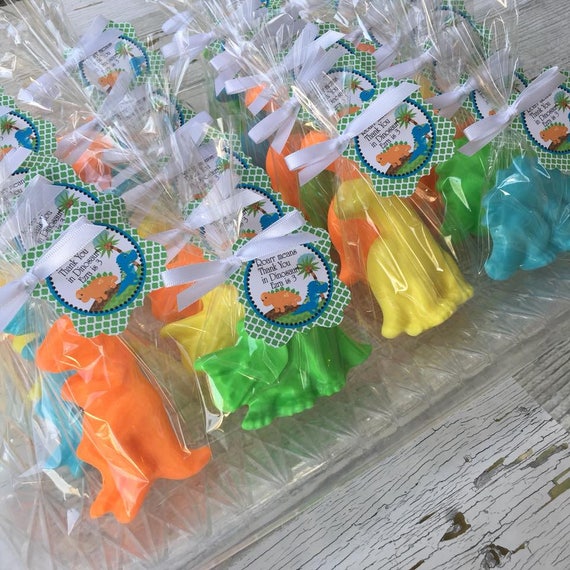 10 Dinosaur Soaps Dinosaur Party Birthday Party Favors