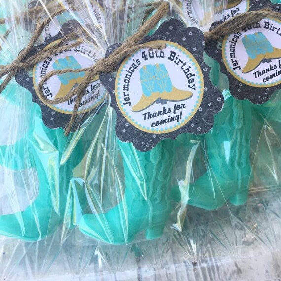 25 Cowboy Boot Soaps Western Bridal Shower Favor Farm