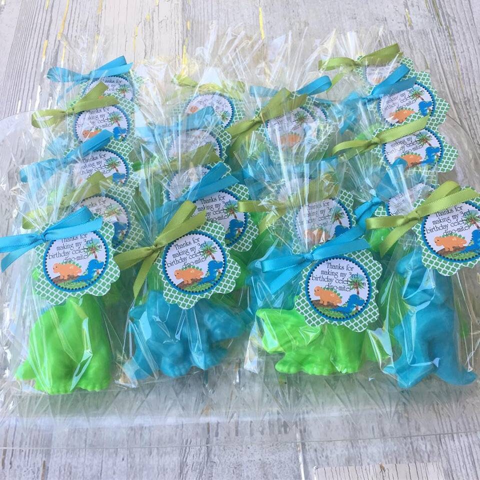 10 Dinosaur Soaps Favors Dinosaur Party Birthday Party Etsy