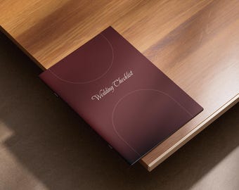 印刷可能なウェディングチェックリスト | ウェディングプランニングタイムライン | ミニマルウェディングプランナー（PDF）