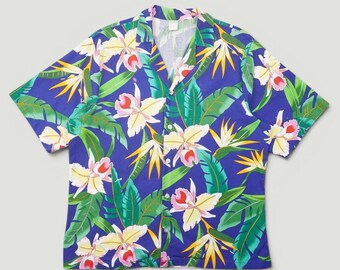 Vintage Angelica Hawaiian Floral Shirt