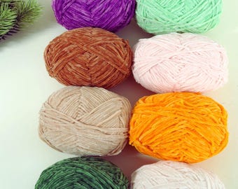 Kuscheliges flauschiges Schneeflockengarn 40g, zum Stricken von Bögen, Mützen, Kleidungsstücken und Spielzeugen