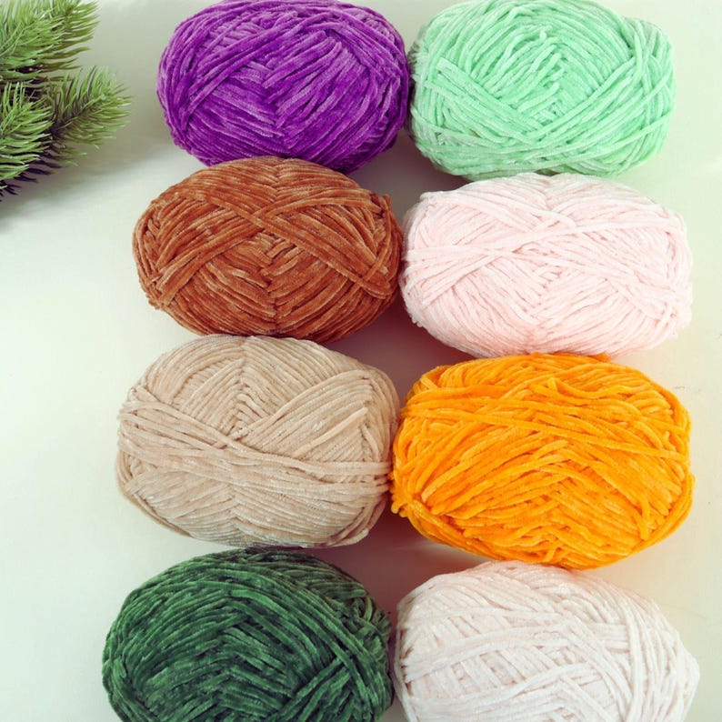 Cozy Fluffy Snowflake Yarn 40g, Multi-Color Options, for Knitting Bows, Beanies, Garments and Toys image 1