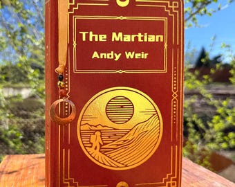 El marciano - de Andy Weir - Libro diseñado y encuadernado a medida