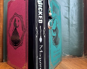 Tri-tone Wicked Rebound Book: Custom Silver Foil Art Deco Hardcover
