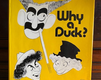 Why a Duck? Marx Brothers Film Book -- Richard J. Anobile -- 1971 Hardcover -- Illustrated