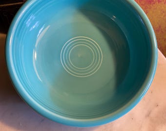 Small Turquoise Fiesta Bowl -- 5 1/2 inch Fiestaware Bowl -- Ceramic Catchall