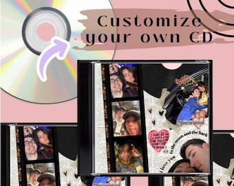 Custom CD| Personalized CD Gift Music Keepsake | Playlist plus Cover