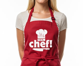 Funny Adjustable Unisex Apron, Sarcastic Kitchen Apron for Cooking, Kitchen Chef Apron, Christmas Gift for Cook, Cooking Humor Gift for Mom