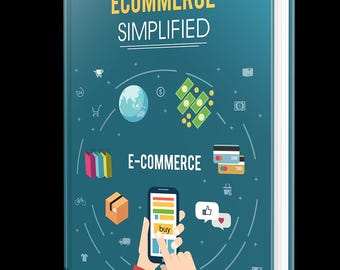 E-Handel (Vereinfacht) E-Book. Digital Marketing Guide.Online Business Blueprint.Auf Etsy verkaufen.