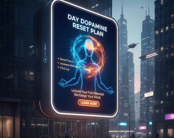 7 Tage Dopamin-Entgiftungsplan | Digital Detox Challenge | Bildschirmzeit zurücksetzen | PDF für Fokus & Produktivität