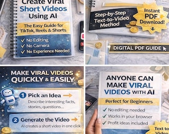 Anleitung zum KI Video Generator: TikTok, Reels & YouTube Shorts (PDF Download)