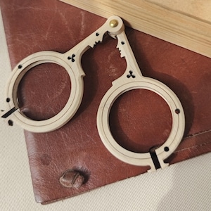 Medieval Wooden Eyeglasses Frame –Netherlands, Late 14th - Early 15th Century | Wooden Spectacles | Historical Eyewear