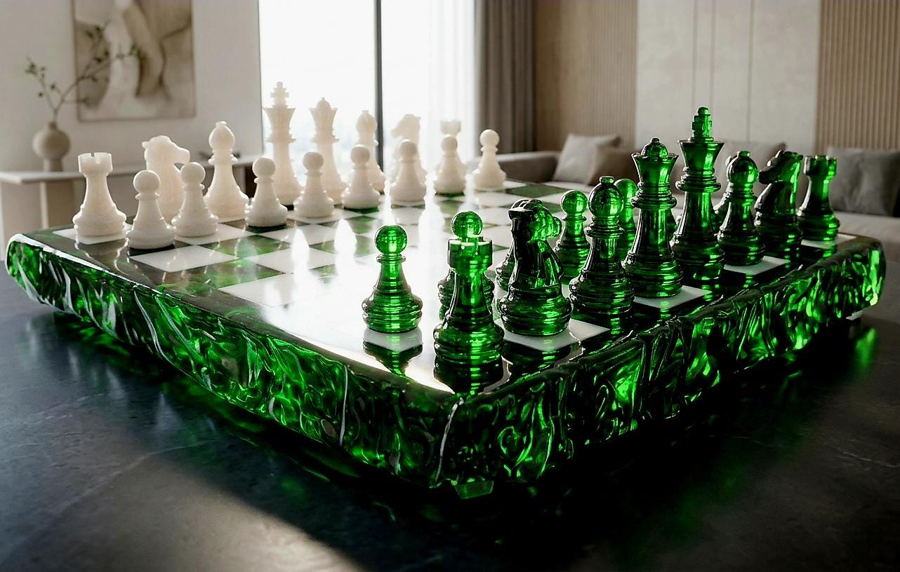Emerald chessboard - Etsy 日本