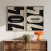 Charlotte North-carolina 704 Area Code Poster Set, Minimalist ...