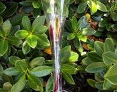 Vintage RARE Partylite Stained Glass Mosaic 10 quot Fluted Bud Vase