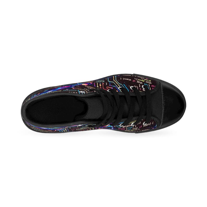 Galaxy Javascript Code Circuit-sneakers | Hoge schoenen afbeelding 3