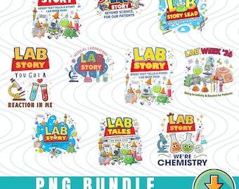 Pacote Semana do Laboratório, Presente para a Equipe do Laboratório Semana do Laboratório 2026, Presentes para Cientistas, Assistente de Laboratório PNG, Flebotomista PNG, Técnico de Laboratório Médico, Presente para Laboratório