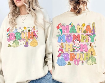 Disneyworld Princess Mama Mommy Shirt, Magical Family Trip Tee, Matching Vacation Outfit, Cute Mom Gift, Theme Park Shirt