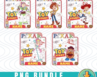 Benutzerdefinierte Toy Story Charakter PNG, passendes T-Shirt, Woody Buzz Jessie Bo Peep Shirt, Pixar Disneytrip digitaler Download