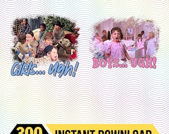 Boys & Girls Ugh Valentine PNG ,Hippie Groovy Valentine Png, 90'S Movie Png, Valentines Design, Valentine'S Day Png, Digital Download