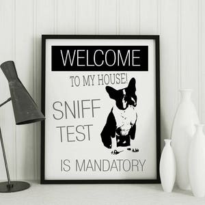 Boston Terrier Gifts, Boston Terrier art print, home decor, house warming gift for dog lover, black and white wall decor