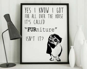 Dog art print, Basset Hound gifts, print, wall decor, dog lover gift, funny dog print, pet room decor, funny animal art