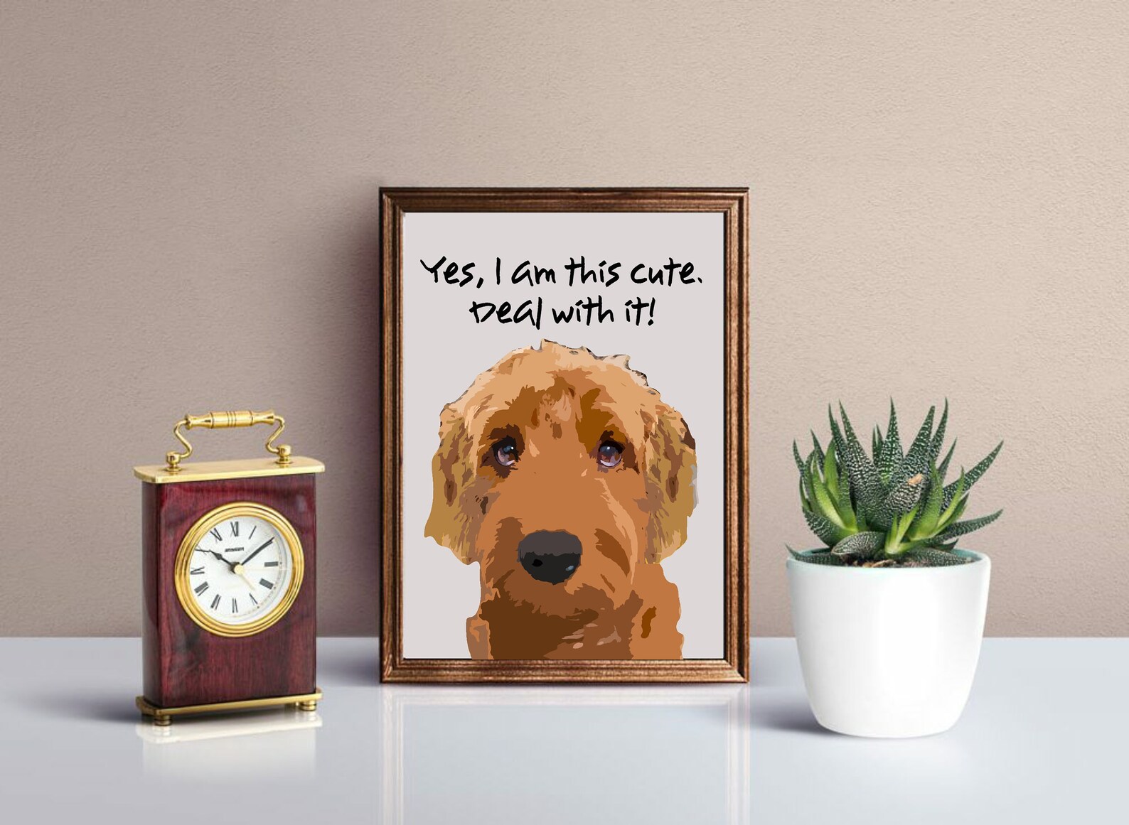 Goldendoodle Art Print Goldendoodle Wall Art Goldendoodle Etsy